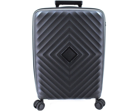 Cestovní kufr skořepinový PP - (L) 90l černá