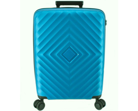 Cestovní kufr skořepinový PP - (L) 90l tyrkysová