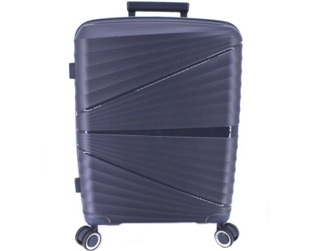 Cestovní kufr skořepinový PP - (L) 90l tmavě modrá