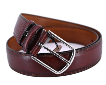 Kožený opasek - hnědá 110