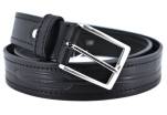 Kožený opasek - černá