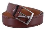 Kožený opasek - hnědá