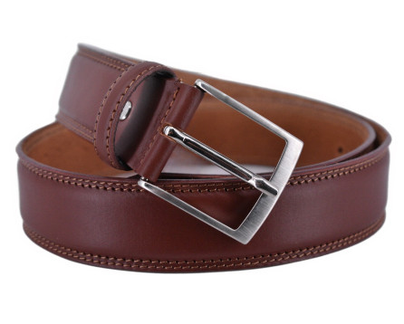 Kožený opasek - hnědá