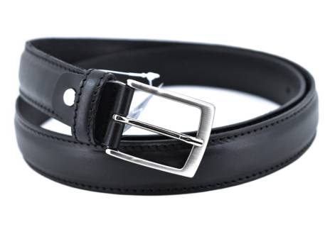 Kožený opasek - černá