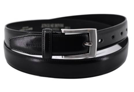 Kožený opasek - černá