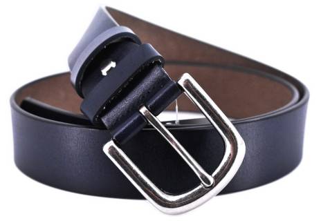 Kožený opasek - tmavě modrá