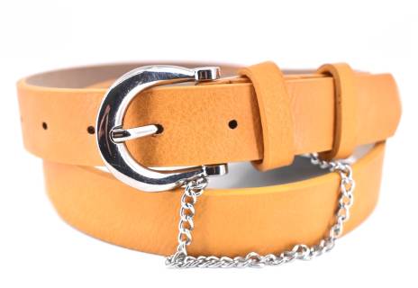 Dámský opasek - hořčicová