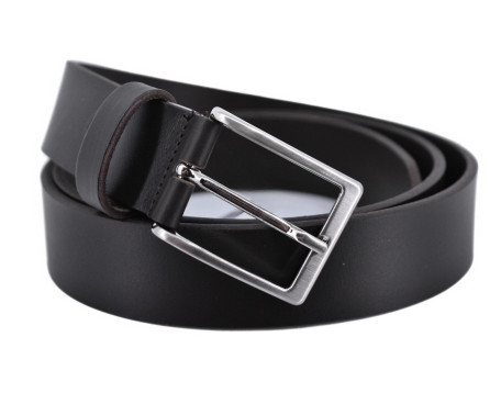 Pánský kožený opasek - tmavě hnědá/130