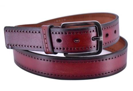 Pánský kožený opasek