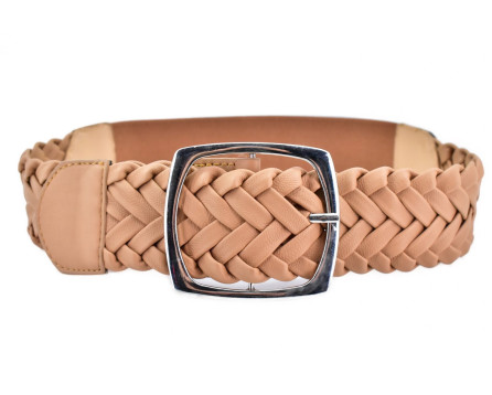 Dámský elastický opasek - béžová/80