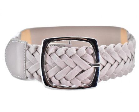 Dámský elastický opasek - světle béžová/80