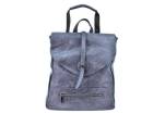 Dámský batoh a kabelka v jednom - tmavě šedá