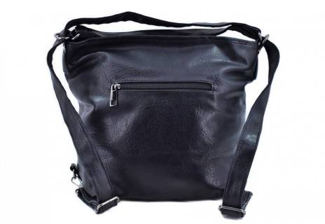 Dámská kabelka a batoh v jednom - černá