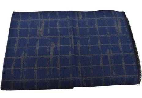 Pánská zimní šála - tmavě modrá