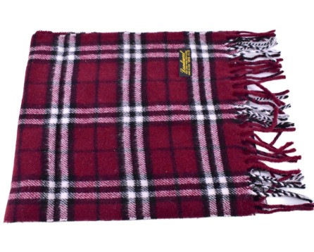 Zimní šála - vínová