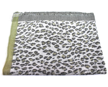 Zimní šála - zelená