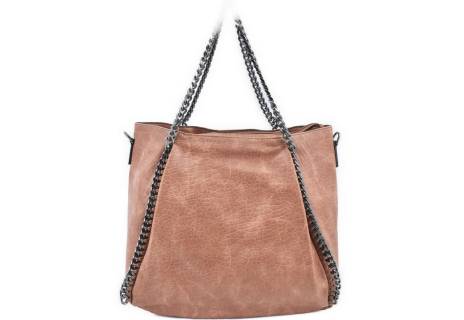 Dámská kabelka - tmavě béžová