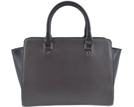 Dámská kabelka - tmavě hnědá/černá