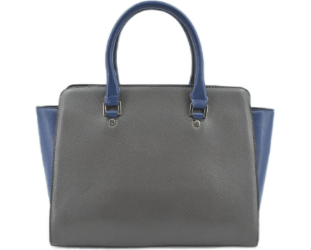 Dámská kabelka - taupe/tmavě modrá