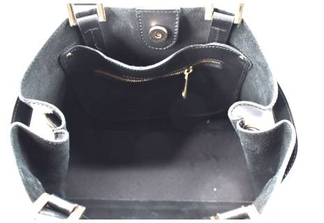 Dámská kožená kabelka Arteddy- černá