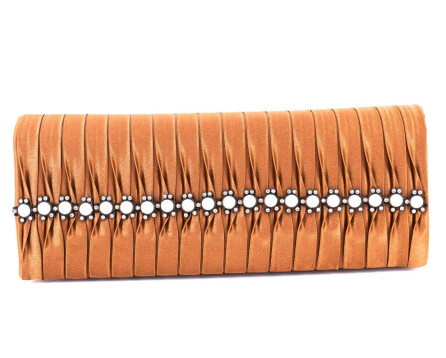 Dámská kabelka psaníčko - bronzová