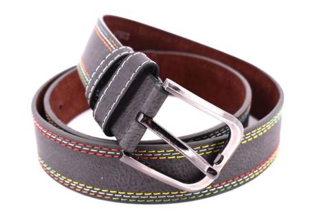 Pánský opasek - šedá/115