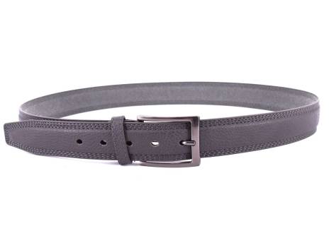 Pánský opasek z ekokůže - šedá/115