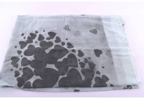 Dámská šála se vzorem srdíčka  Arteddy