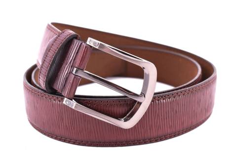 Pánský opasek - hnědá/125