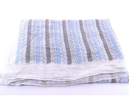 Dámský pruhovaný šátek Arteddy - světle modrá