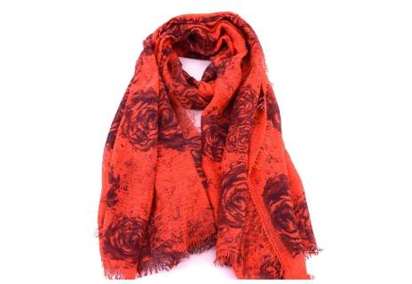 Dámský šátek s potiskem růží Arteddy