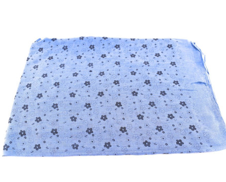 Dámský šátek s kytičkama Arteddy - modrá