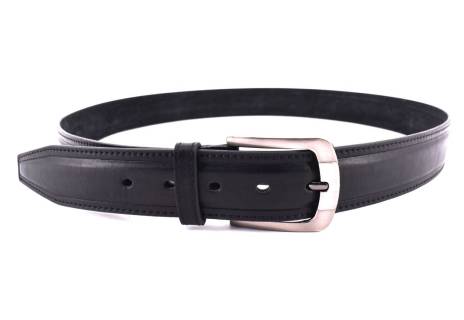 Pánský opasek z ekokůže - černá/120