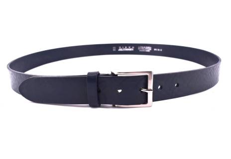 Kožený opasek Made in italy - tmavě modrá/135