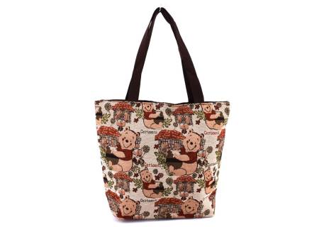 Kabelka/ taška s potiskem  - medvídek