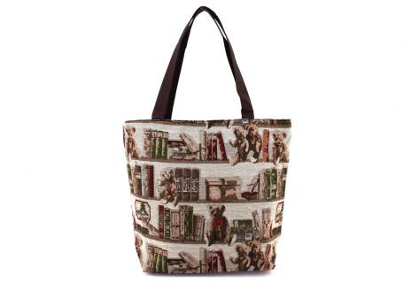 Kabelka/ taška s potiskem  - medvídek