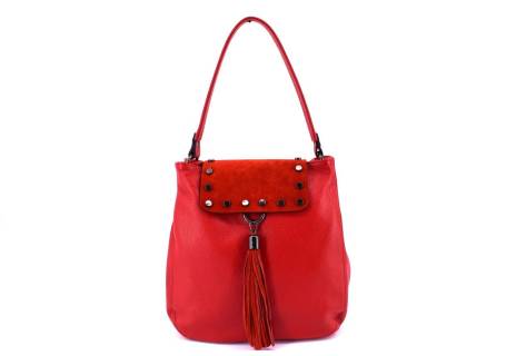 Dámská kožená  kabelka s klopnou Arteddy