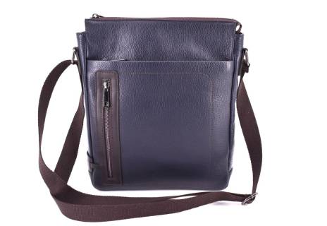 Kožená crossbody Juice - tmavě modrá