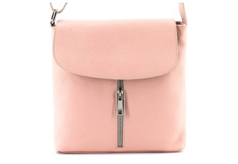 Dámská kožená crossbody kabelka s klopnou Arteddy