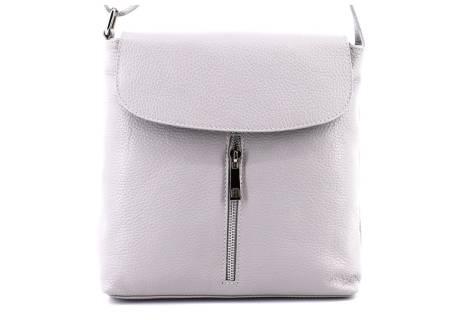 Dámská kožená crossbody kabelka s klopnou Arteddy