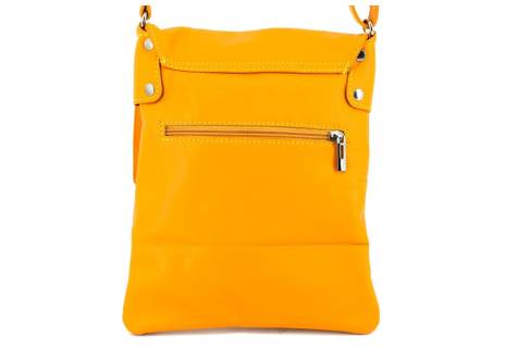 Dámská kožená crossbody kabelka s klopnou Arteddy