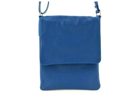 Dámská kožená crossbody kabelka s klopnou Arteddy