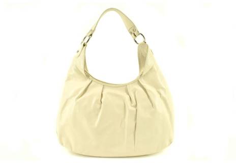 Dámská kožená kabelka Arteddy - krémová