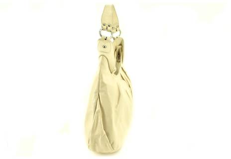 Dámská kožená kabelka Arteddy - krémová