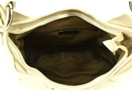 Dámská kožená kabelka Arteddy - krémová