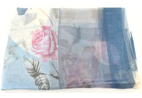 Dámský hedvábný  květovaný šátek Arteddy