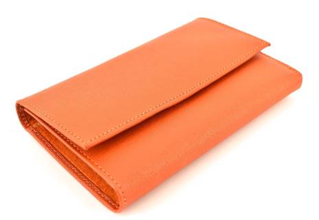 Dámská kožená peněženka Arteddy - oranžová