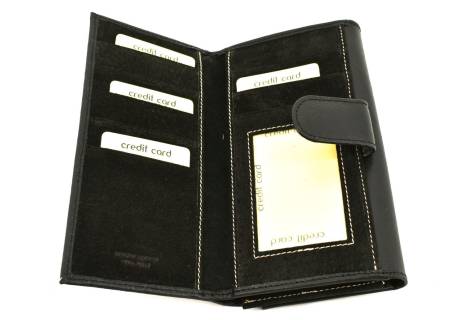 Dámská kožená peněženka Arteddy - černá