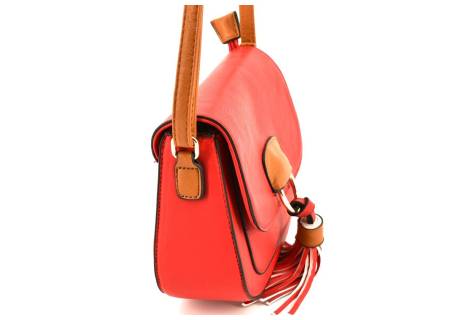 Dámská kabelka crossbody - červená