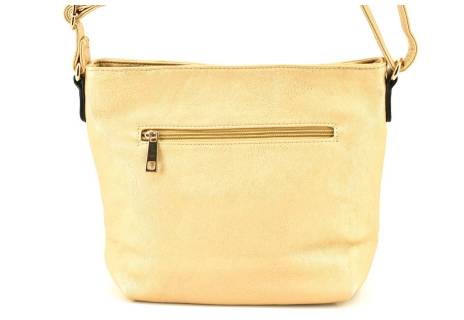Dámská kabelka crossbody - zlatá
